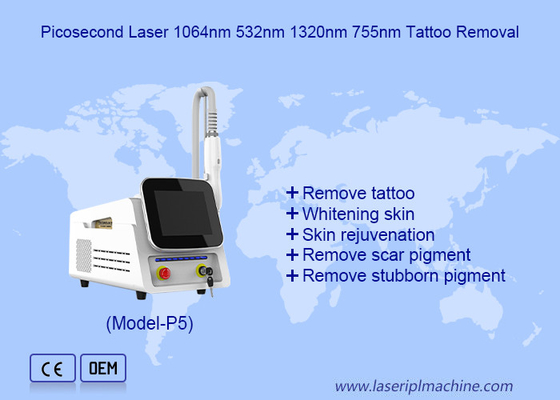 Máquina de laser Nd Yag de picossegundo para remoção de sardas