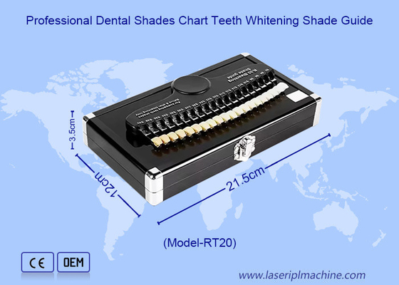 Dentes Limpeza Dentes Branqueamento Dentes 3D Branqueamento Guia de Sombra Dispositivo