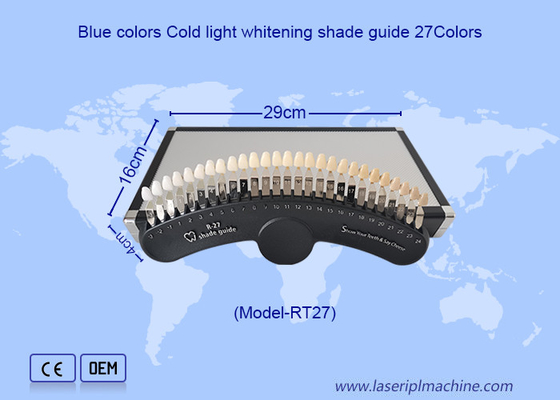 Guia de Sombras 3D 27 Cores Dentes Branqueamento Dentes Branqueamento Guia de Sombras gráfico