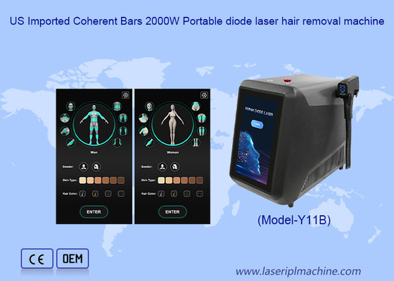 Laser a frio de 4 comprimentos de onda 1-10HZ Laser de diodo de remoção de cabelo corporal completo Máquina de beleza
