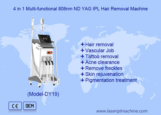 Q Switch 3 em 1 Nd Yag + Diodo Laser + IPL Laser depilação máquina de beleza