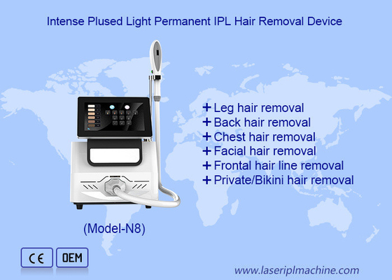 Máquinas IPL portáteis de remoção de poros para corpo e rosto IPL de remoção de pelos a laser