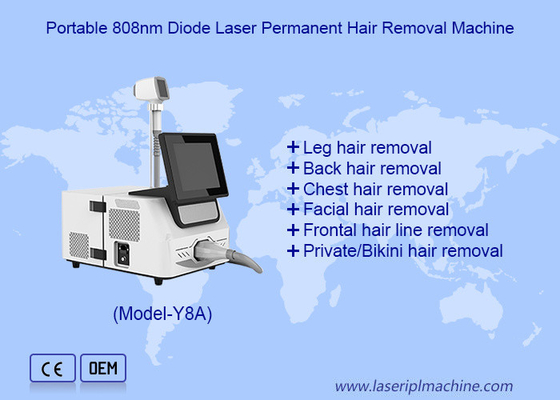 Máquina de laser de diodo 808nm 810nm de escritório Branqueamento da pele Epilação corporal