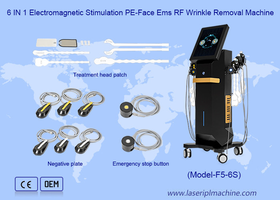6 IN 1 Estimulação Eletromagnética EMS RF Facial Sculpting EMRF Machine