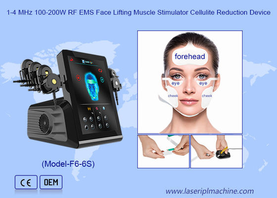 Máquina de escultura EMS para massagem dos olhos 6in1 Elevação facial da pele EMS Facial Shaper