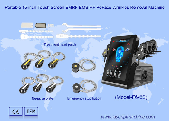 Máquina de escultura EMS para massagem dos olhos 6in1 Elevação facial da pele EMS Facial Shaper