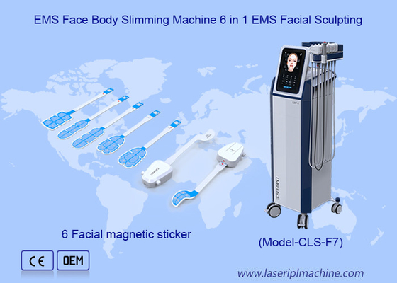 6 em 1 EMS Facial Sculpting Removing Wrinkle EMRF Face Body Slimming Machine