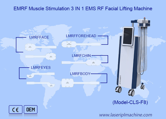 EMS RF 5MHz Massagista de Olhos Corpo em forma de V Face EMS Máquina de aperto de pele