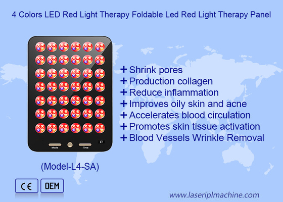 Usar em casa 168pcs LED para cuidados com a pele remoção de acne LED dispositivo de terapia de luz vermelha