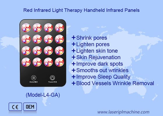 Uso doméstico Remover círculos escuros Anti-envelhecimento 620nm LED Painel de terapia de luz vermelha