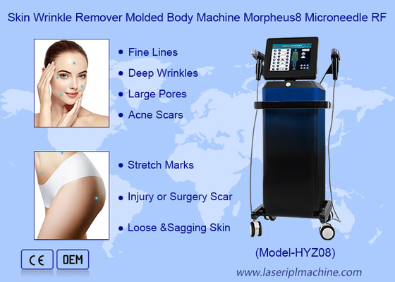 Remover rugas da pele máquina de corpo moldado Morpheus8 Microneedle RF