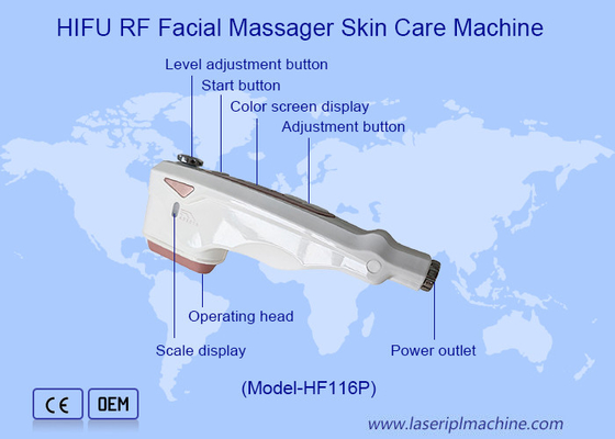 Uso em casa HIFU Cuidados faciais de remoção de rugas Rejuvenescimento da pele Máquina de lifting facial