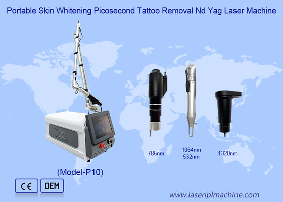 Máquina laser Nd Yag de remoção de tatuagens de picossegundos