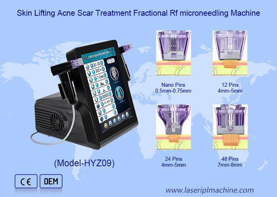 Máquina de microneedling de radiofrequência portátil para apressar a pele