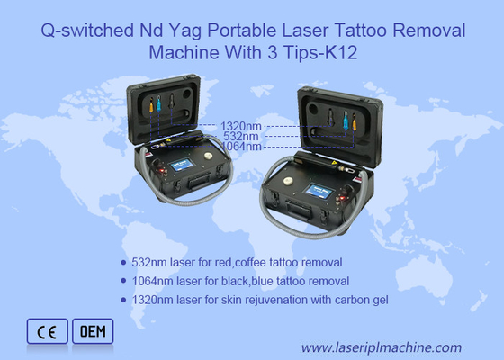 Ce Listado Máquina de remoção de tatuagens a laser portátil de alta qualidade AC220V 1064nm 532nm 5HZ
