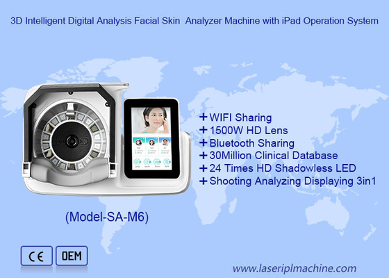 Máquina de Análise Digital Inteligente 3D da Pele Facial com Sistema de Operação iPad