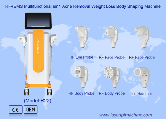 RF EMS Multifuncional 6in1 Acne Removal Perda de Peso Máquina de Formação Corporal