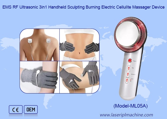 Massagem Facial Ems Cavitação Ultrassônica Infravermelha RF Dispositivo de Formação Corporal
