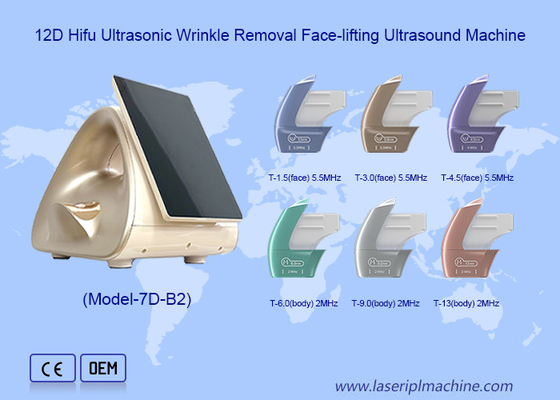 10 cartuchos 10000 tiros Máquina de Hifu Ultra Micro Pulsado Ultrassonico 12D