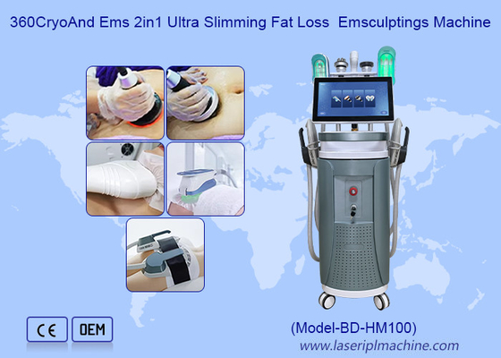 40K Cavitação Ultra emagrecimento Ems 2 In1 corpo esculpindo 360 Cryo Machine