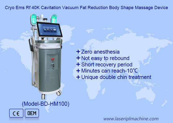 360 Cryo Plus 40K RF Vacuum EMS Perda de Peso Pele Apertar 360 Cryolipolysis E Emslim