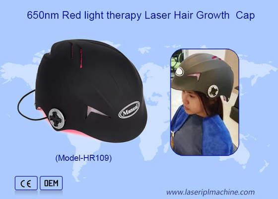 Uso pessoal Anti-envelhecimento Terapia de luz vermelha Laser Cap recrescimento do cabelo