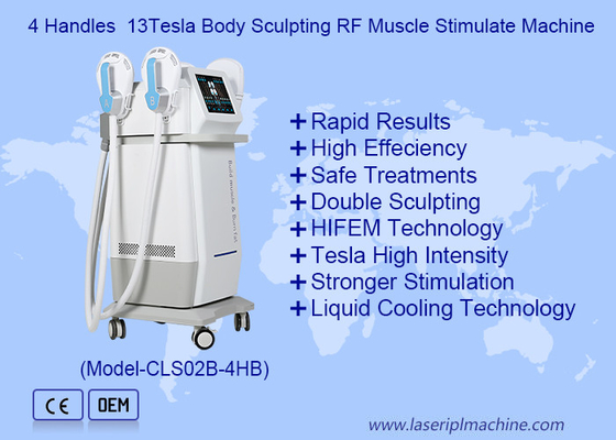 Estimulação Muscular Eletromagnética Esculpção Corporal Perda de Peso Máquina Neo Rf Emslin