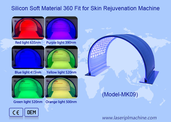 Máquina de eliminação de rugas de silicone 7 colorido PDT Cuidados faciais Branqueamento da pele