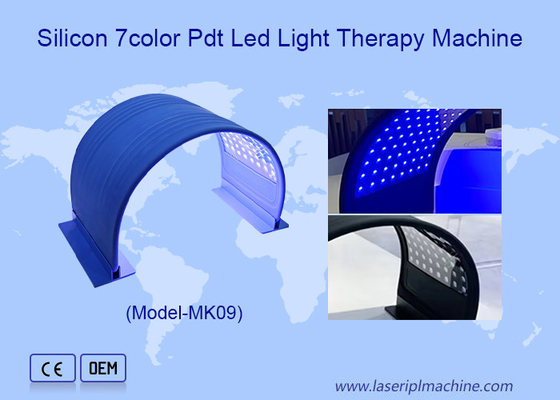 7 Espectro de cores Branqueamento da pele Máquina de luz LED de silício flexível
