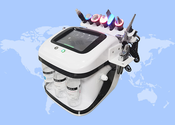8 em 1 Limpeza Profunda Face Lifting Multifuncional Rf Microdermabrasion Hydro Facial Machine
