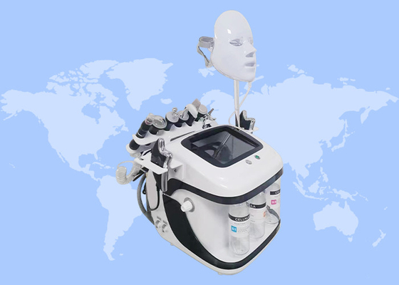 9 em 1 Cuidados da pele Remover rugas Aqua Peel Hydro Jet Peeling Rf Microdermabrasion Facial Machine