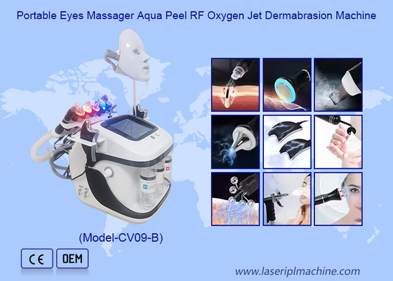 9 em 1 Cuidados da pele Remover rugas Aqua Peel Hydro Jet Peeling Rf Microdermabrasion Facial Machine