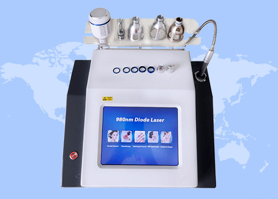 Laser 1 do diodo da máquina 980nm do rejuvenescimento da pele da remoção da veia da aranha - frequência 10HZ