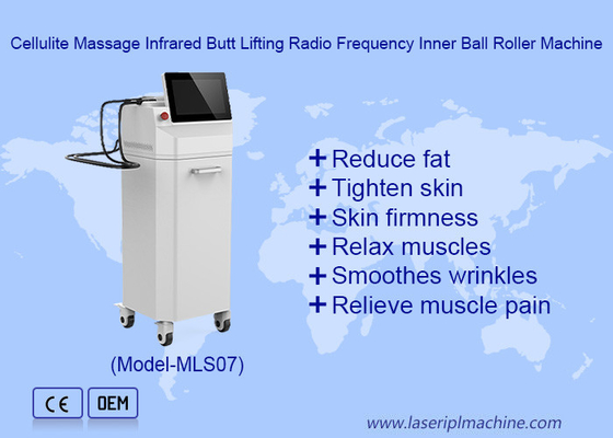 Rotação de 360 graus 7 cabeças 2 em 1 Massagem Corpo Contouring Ball Interior Roller RF máquina de terapia