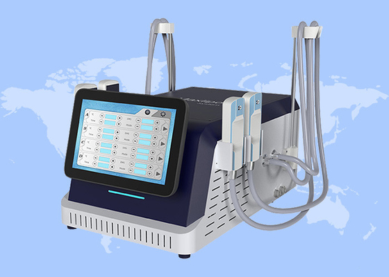 360 ângulo circundante de redução de celulite Cryo Plate e EMS máquina de emagrecimento
