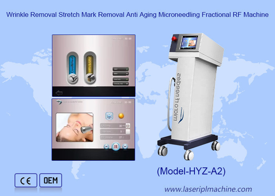 2in1 refrigeração Cryo Hammer Fractional Microneedle RF Machine para rejuvenescimento da pele