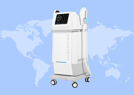 2 Mãos RF EMS Corpo emagrecimento músculo profundo estimula HI EMT máquina