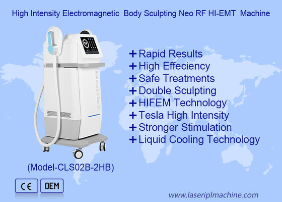 13Telsa Electronic Muscle Stimulate Fitness Slimming RF EMS máquina de escultura
