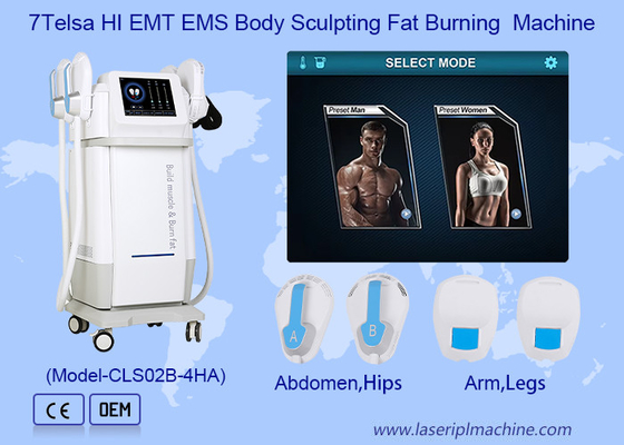 13Tesla Electronic Muscle Stimulate Fat Burn Body Sculpting Machine (Máquina Eletrônica de Esculpir Corpo)