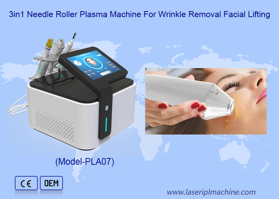 Apertar a pele Remover rugas Máquina de plasma a frio com rolos de agulha fracionados