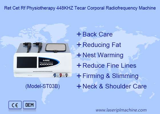 Ret Cet Rf Fisioterapia 448KHZ Tecar Máquina de Radiofrequência Corporal