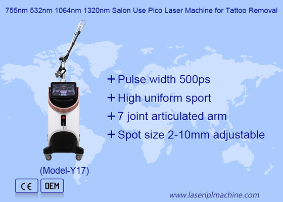 Braço laser importado da Coreia com 1064 532 755nm Picosecond Laser para remoção de tatuagens