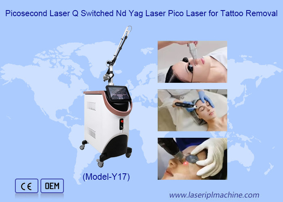 Braço laser importado da Coreia com 1064 532 755nm Picosecond Laser para remoção de tatuagens