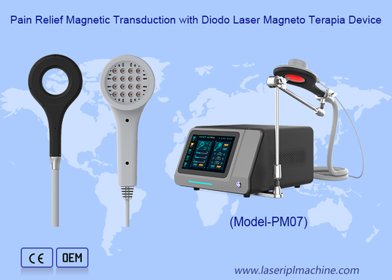 Alivio da dor Transdução magnética com Diodo Laser Magneto Terapia Dispositivo