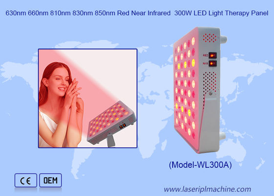 Painel de Terapia de Luz Vermelha Dupla 660nm 850nm 30 Graus para Cuidados com a Pele Corporal em Casa