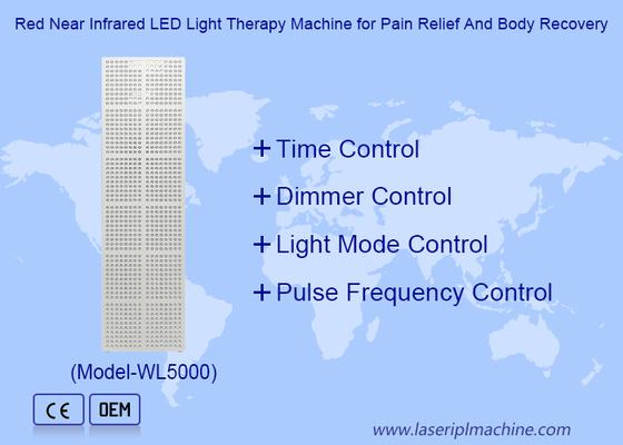 Dispositivo Pdt de infravermelho próximo de 900W para cuidados com o corpo inteiro Painel de terapia de luz vermelha LED