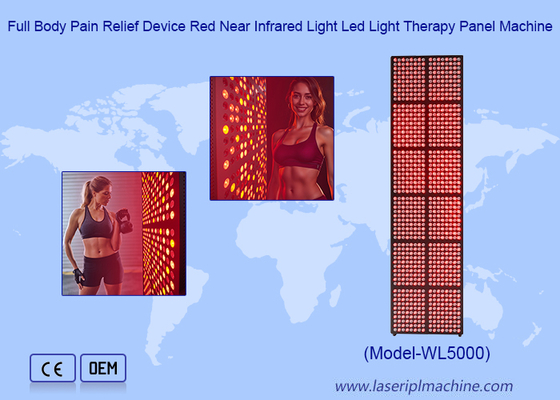 Dispositivo Pdt de infravermelho próximo de 900W para cuidados com o corpo inteiro Painel de terapia de luz vermelha LED
