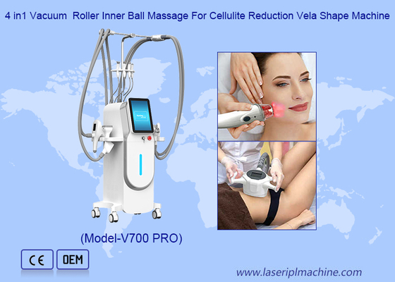 4 In1 Vacuum Roller Inner Ball Massage Máquina de Redução de Celulite Vela Shape