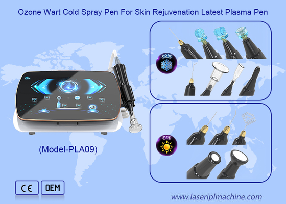 Máquina de plasma quente-frio 2 em 1 para tratamento de lifting facial