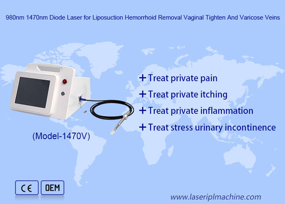 980nm 1470nm Diodo Laser Ginecologia Cirurgia de Aperto Vaginal Laser